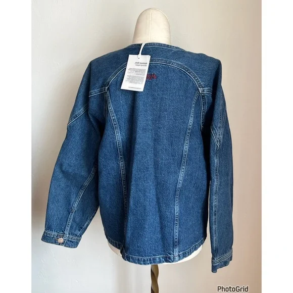 Anthropologie Damson Madder Vanessa Denim Jacket